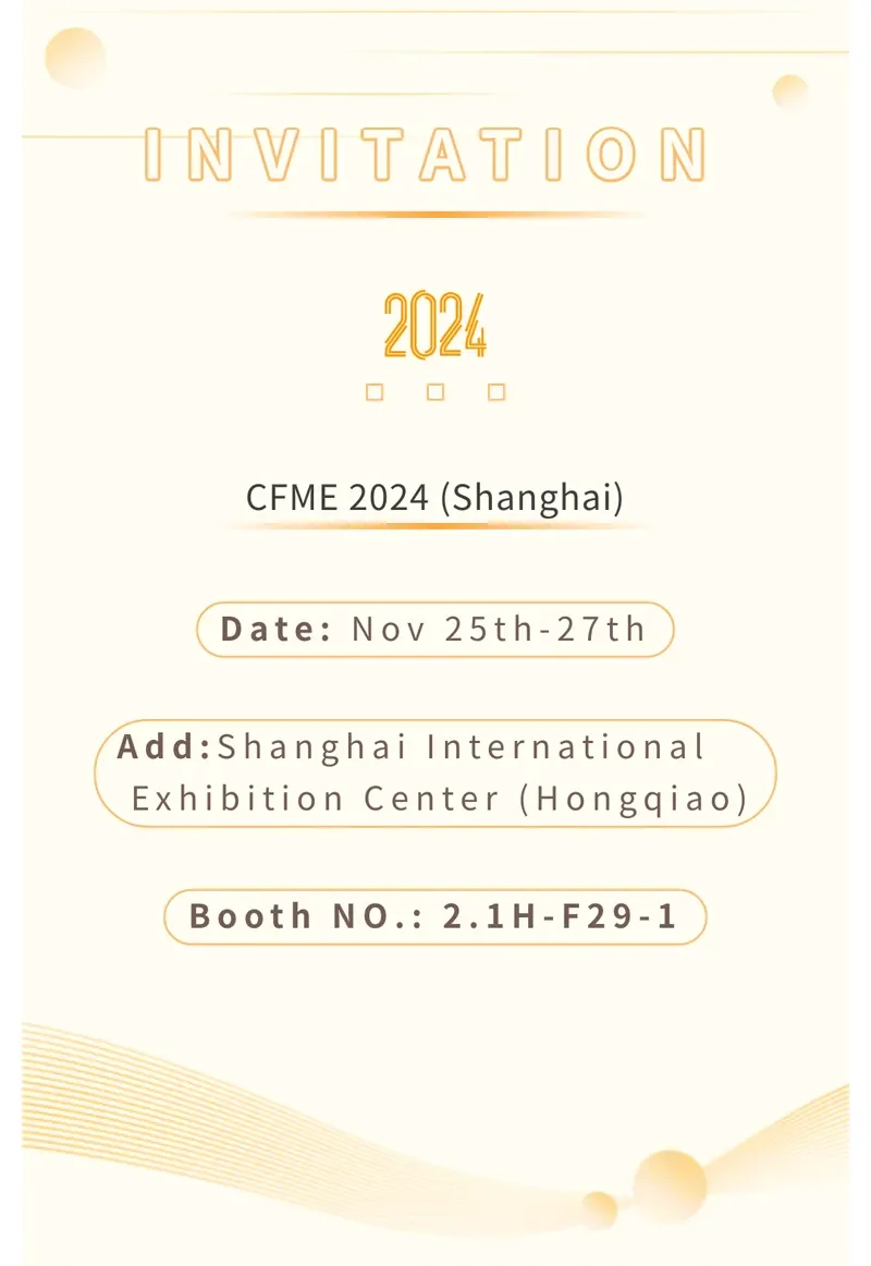 CFME 2024 (Shanghai) Invitation 1 Cfme 2024 (shanghai) Invitation