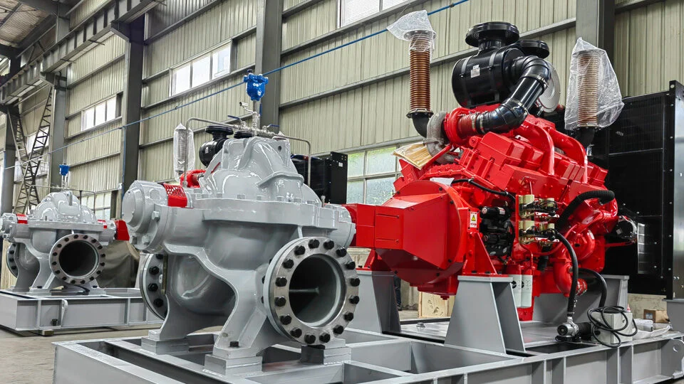 Split Case Pump With Diesel Engine