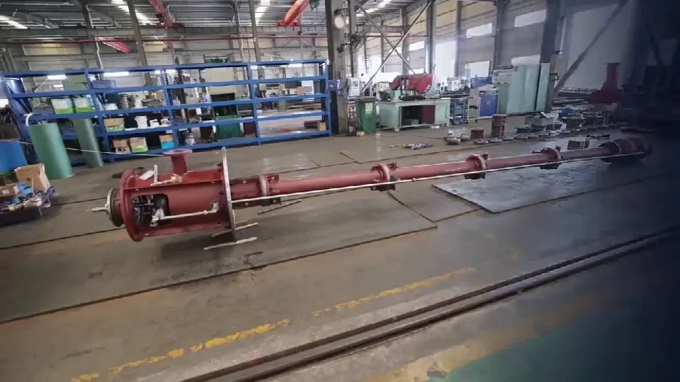 Vertical Turbine Pump In The Workshop
